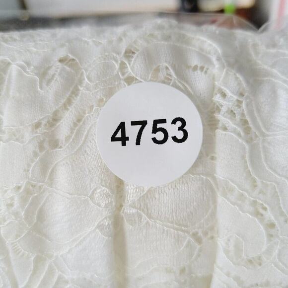 Venus Womens Ivory Bohemian All Over Lace Sleeveless Bodycon Dress Size X-Small - Picture 13 of 14